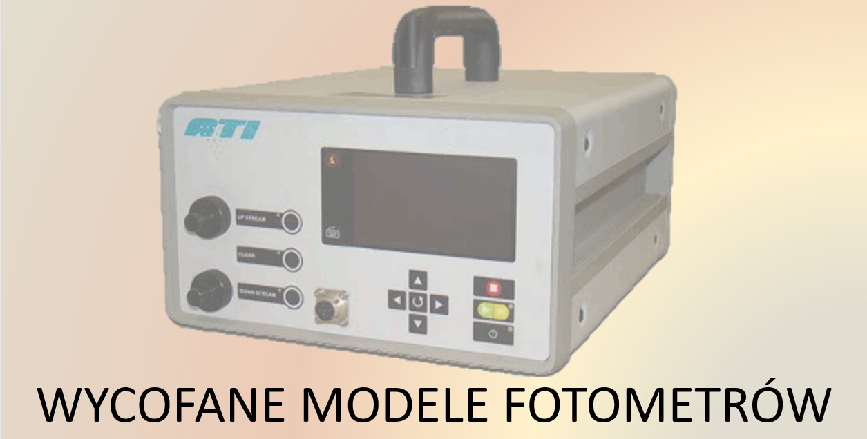 WYCOFANE MODELE FOTOMETRÓW